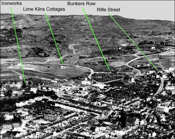 Aerial view of Blaenafon C1970